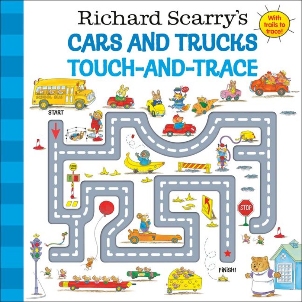 Richard Scarry's Cars and Trucks Touch-And-Trace -- Richard Scarry